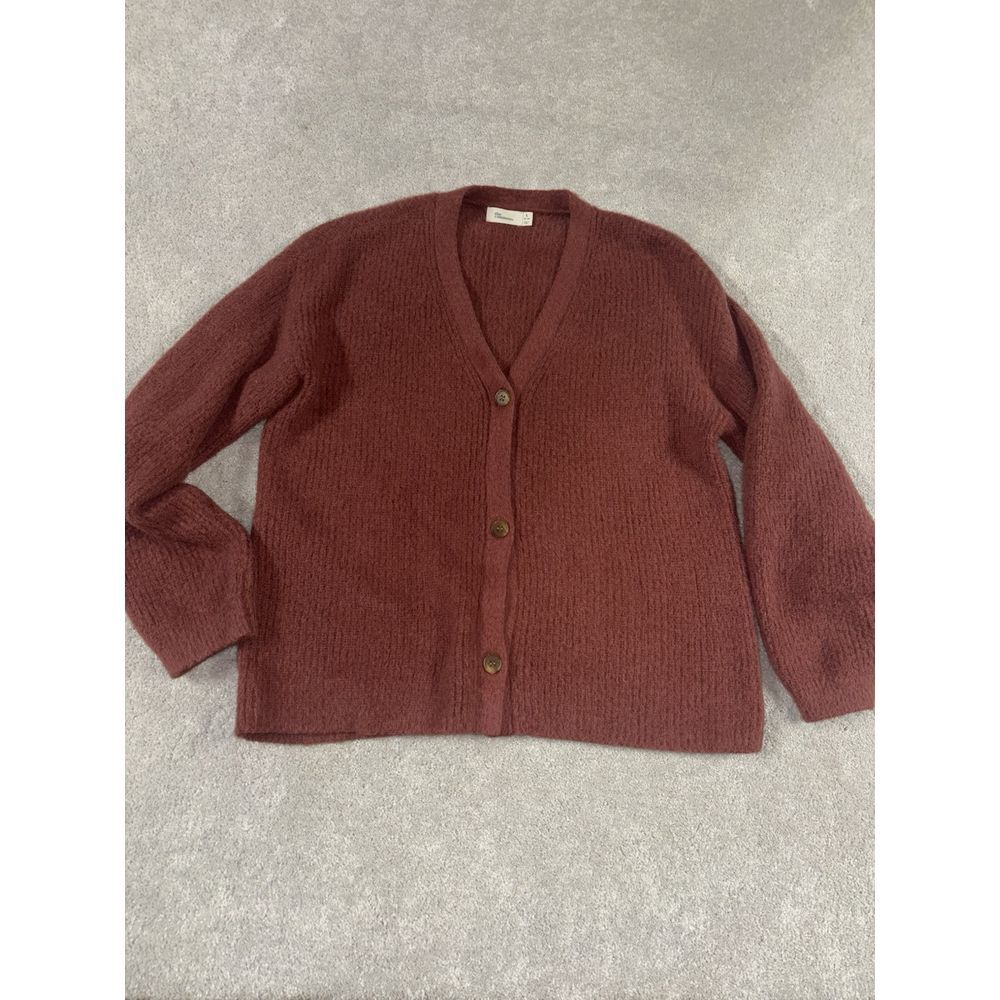 The Commons Large Rust‎ Cardigan Soft  Juniors Large Nylon Acrylic